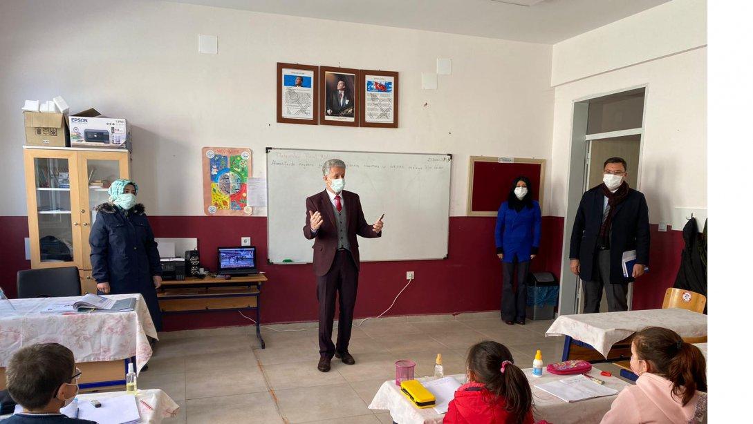 Yüzyüze Eğitime Başlayan Acısu Şehit Muharrem Konu İlkokulu ve Ortaokulunu Ziyaret